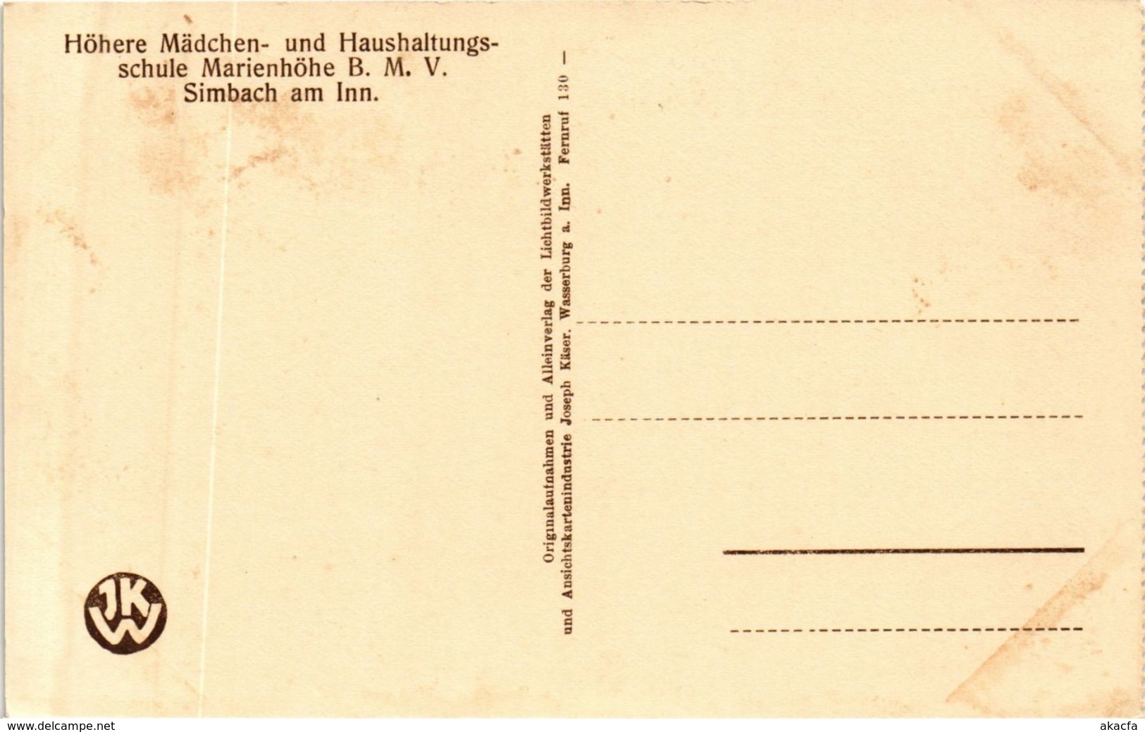 CPA AK Simbach Gemusegarten Mit Engelhaus GERMANY (891937) - Simbach