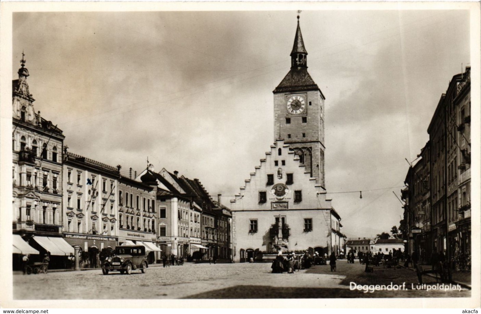 CPA AK Deggendorf Luitpoldplatz GERMANY (892367) - Deggendorf