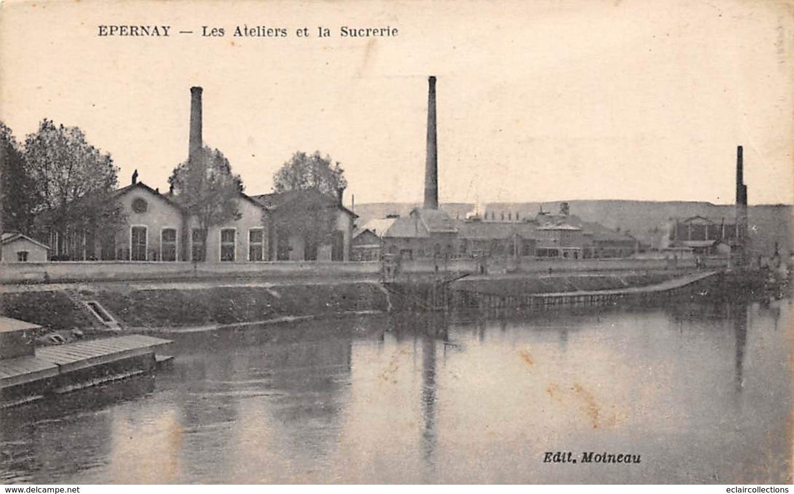 Thème.  Industrie . Sucrerie     Epernay  51     (Voir Scan) - Industrie