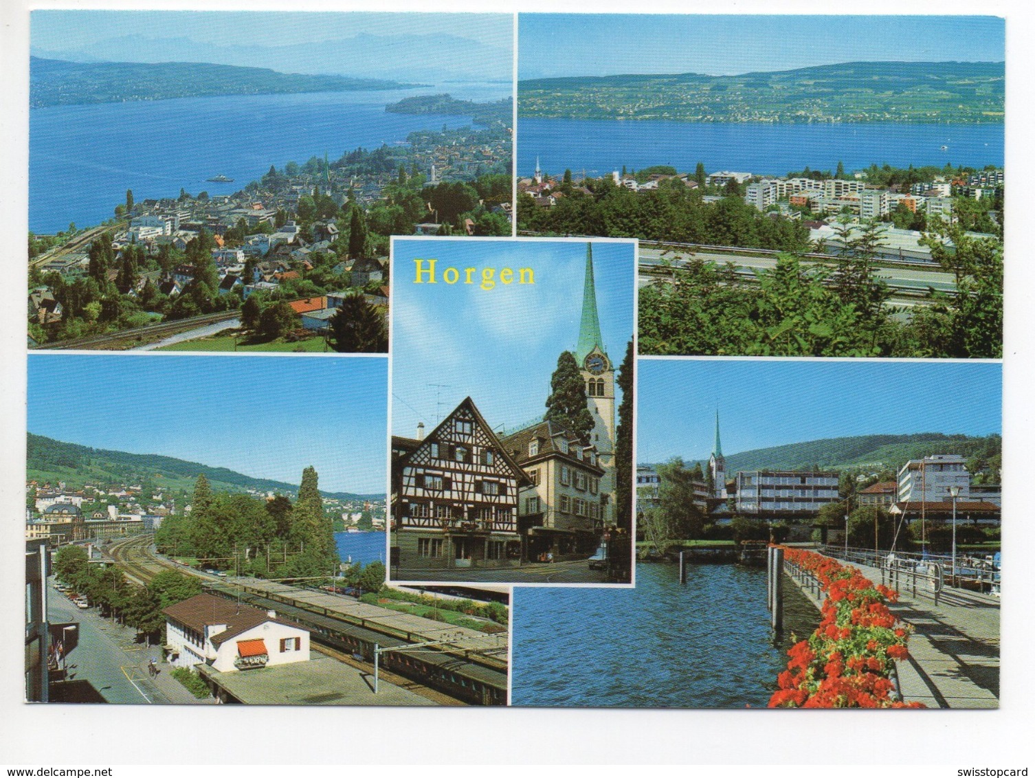 HORGEN Bahnhof Mit Bahn - Horgen