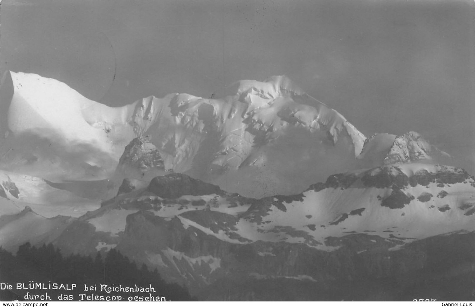 Die Blümlisalp Bei Reichenbach Durch Das Telescop Gesehen - Reichenbach Im Kandertal