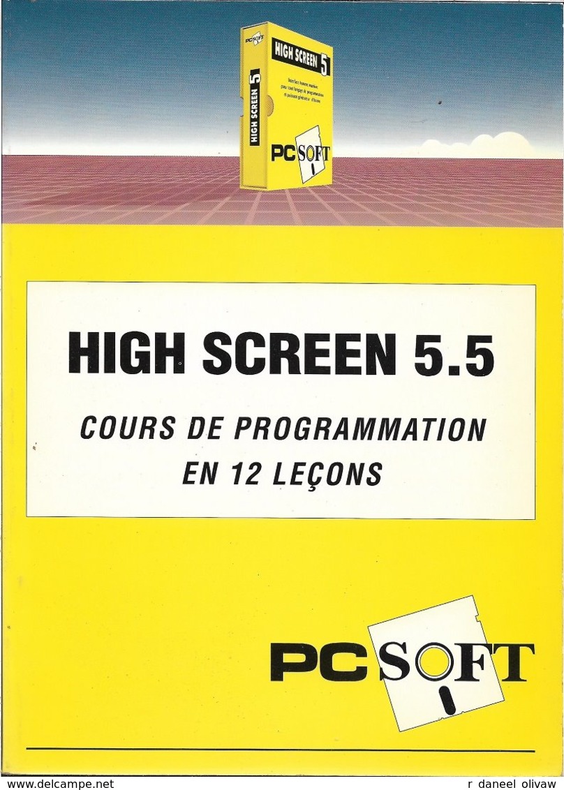 High Screen 5.5 - Cours De Programmation (1991, TBE+) - Informatique