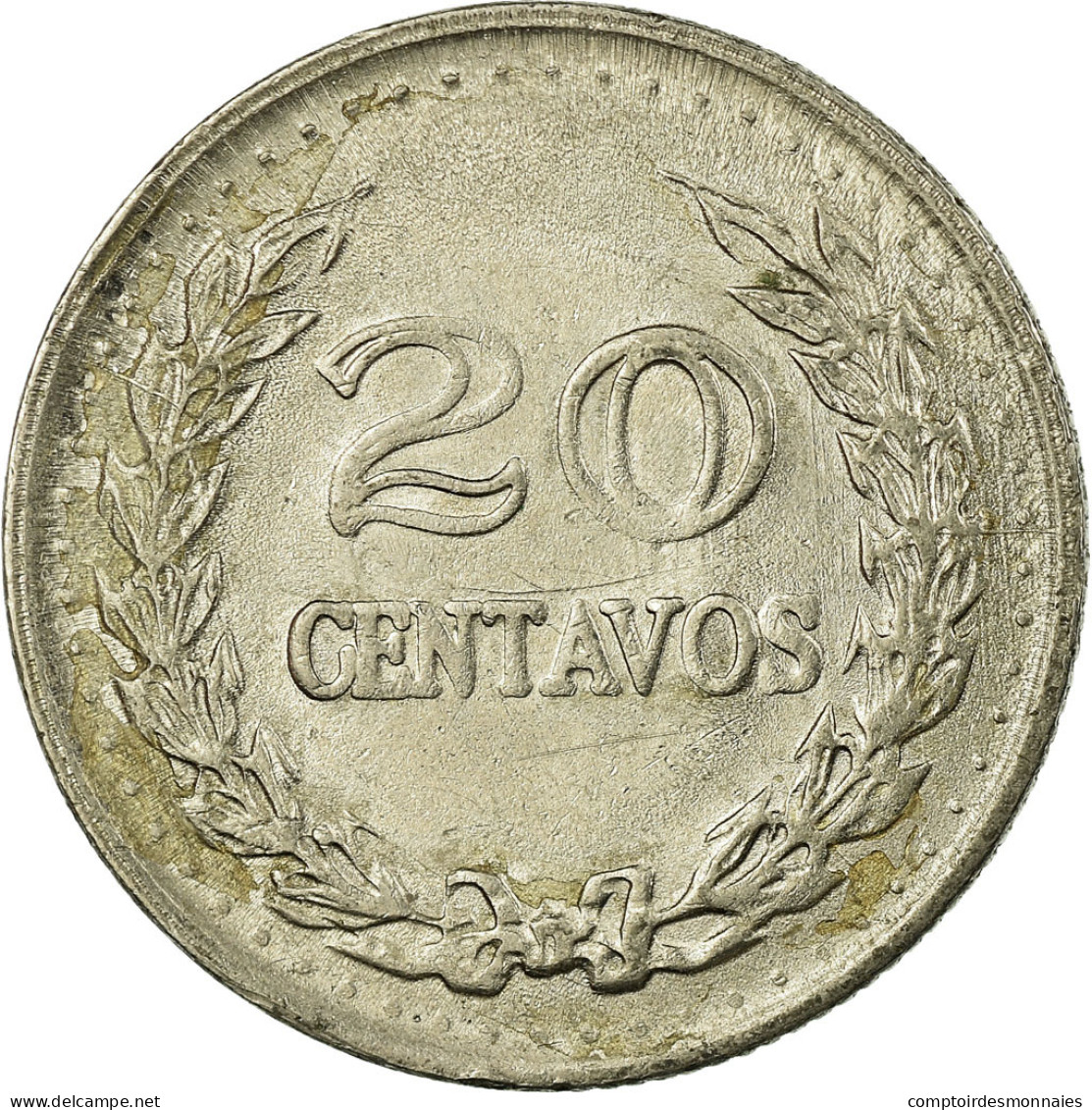 Monnaie, Colombie, 20 Centavos, 1971, TTB, Nickel Clad Steel, KM:245 - Bolivie