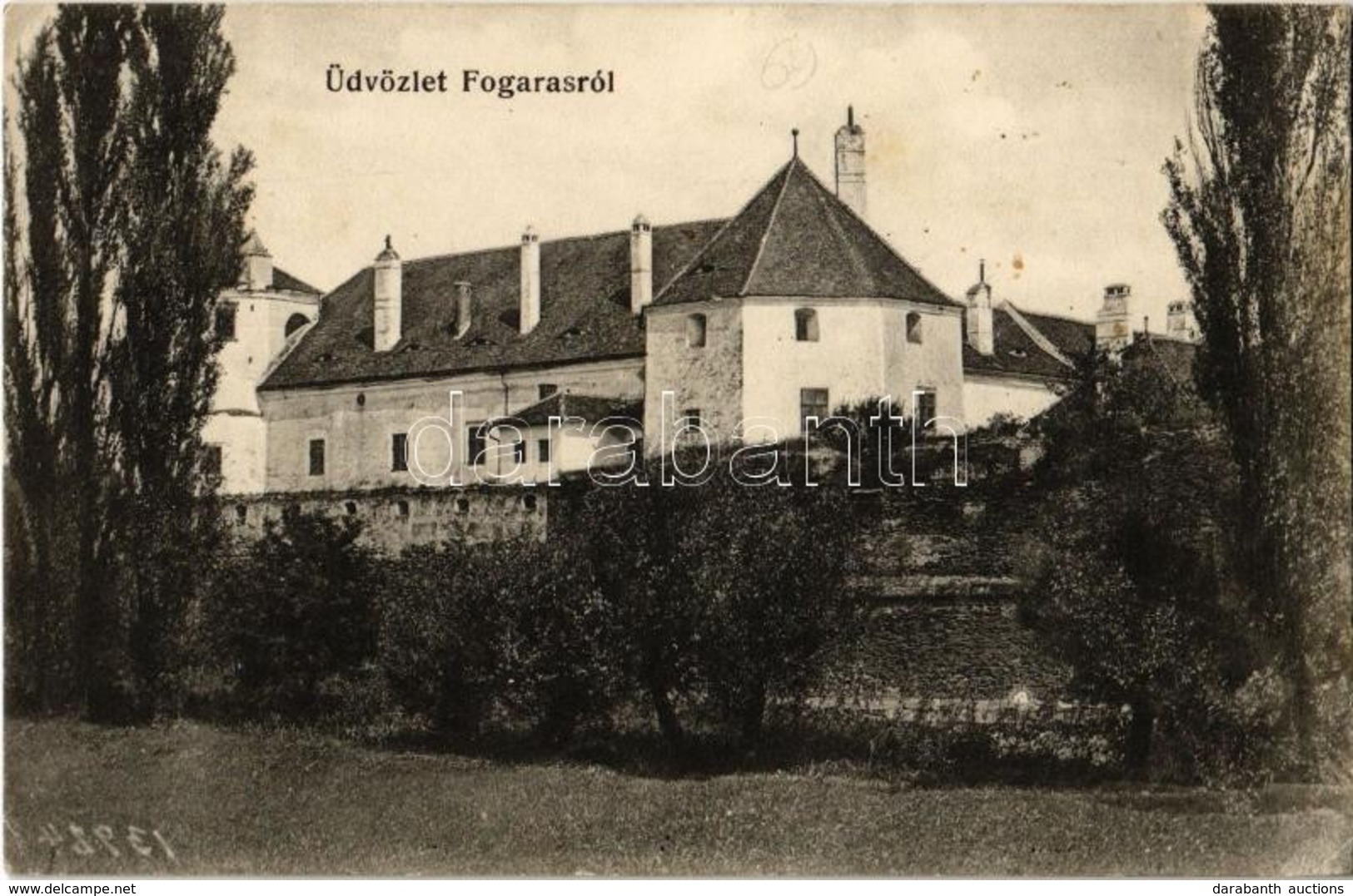 T2/T3 1916 Fogaras, Fagaras; Vár. Kiadja G. Egel / Cetatea Fagarasului / Castle (EK) - Ohne Zuordnung