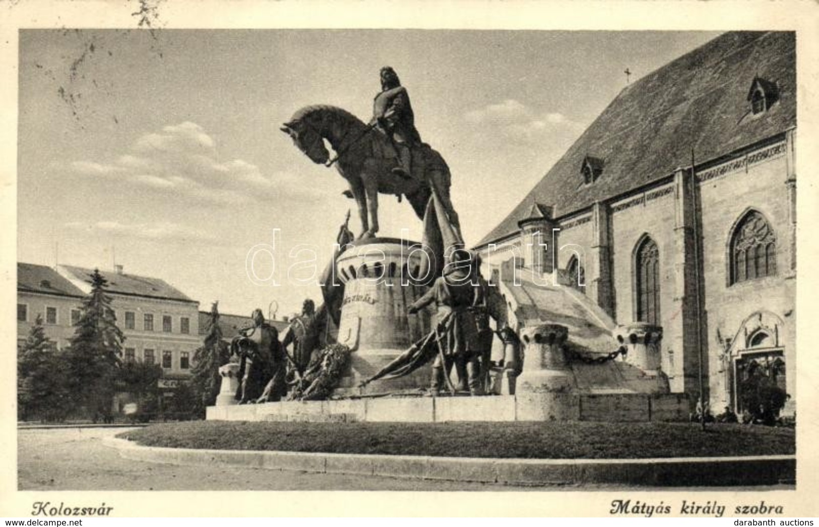 T2/T3 Kolozsvár, Cluj; Mátyás Király Szobor / Statue (EK) - Ohne Zuordnung