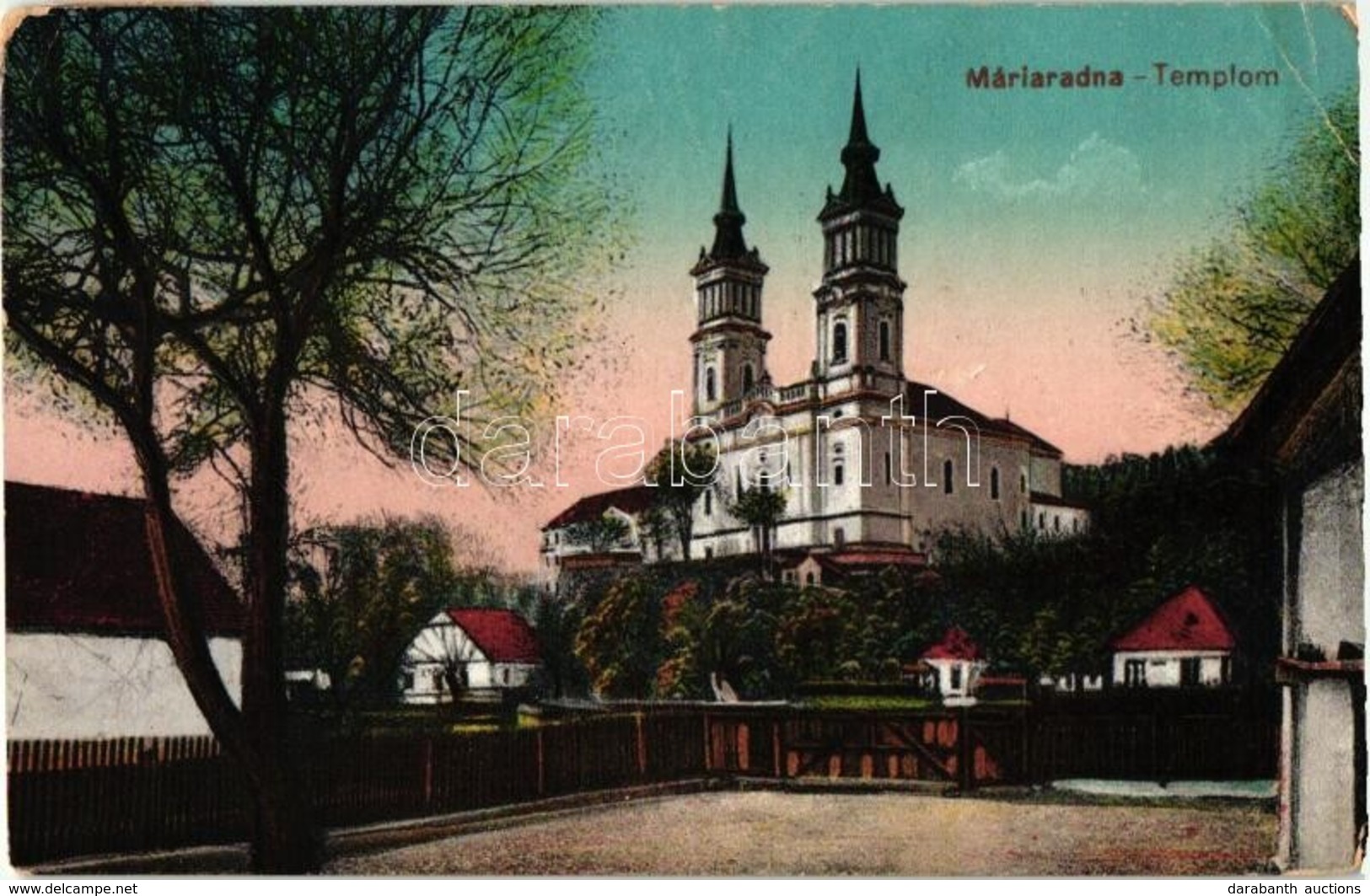 T2/T3 Máriaradna, Radna; Katolikus Templom, Szent Ferenc Rend Kiadása / Church (EK) - Ohne Zuordnung
