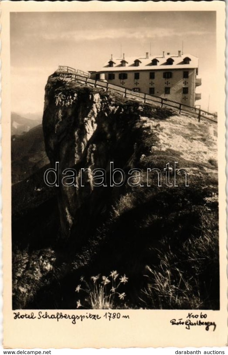 * T1/T2 Salzkammergut, Schafberg, Hotel Schafbergspitze / Mountain Peak, Hotel + 'Hotel Schafbergspitze 1780 M. Seehöhe' - Non Classés