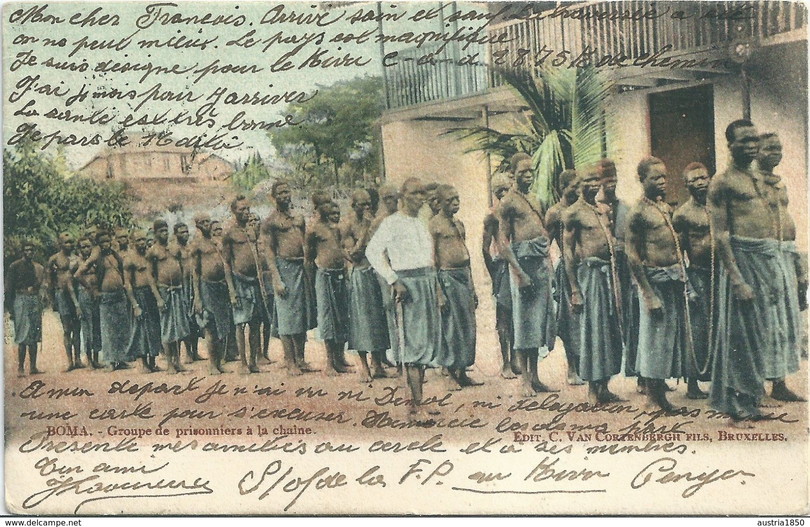 1906 - Etat Indépendant De Congo - Carte-vue - "BOMA" Vers Bruxelles - Covers & Documents