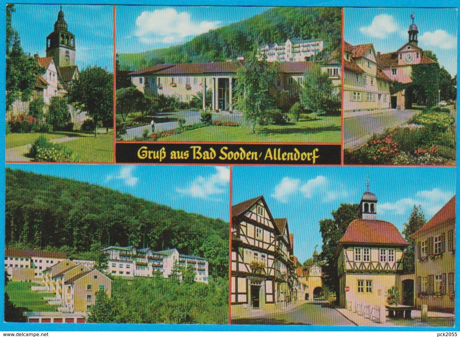 Bad Sooden Allendorf 5 Ansichten Ungelaufen 1986 ( AK 148 ) - Bad Sooden-Allendorf