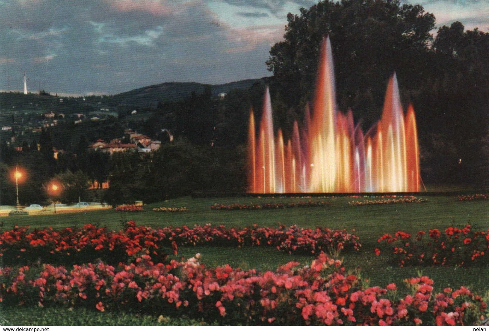 TORINO-PARCO DEL VALENTINO-FONTANA LUMINOSA- VIAGGIATA    F.G. - Parcs & Jardins