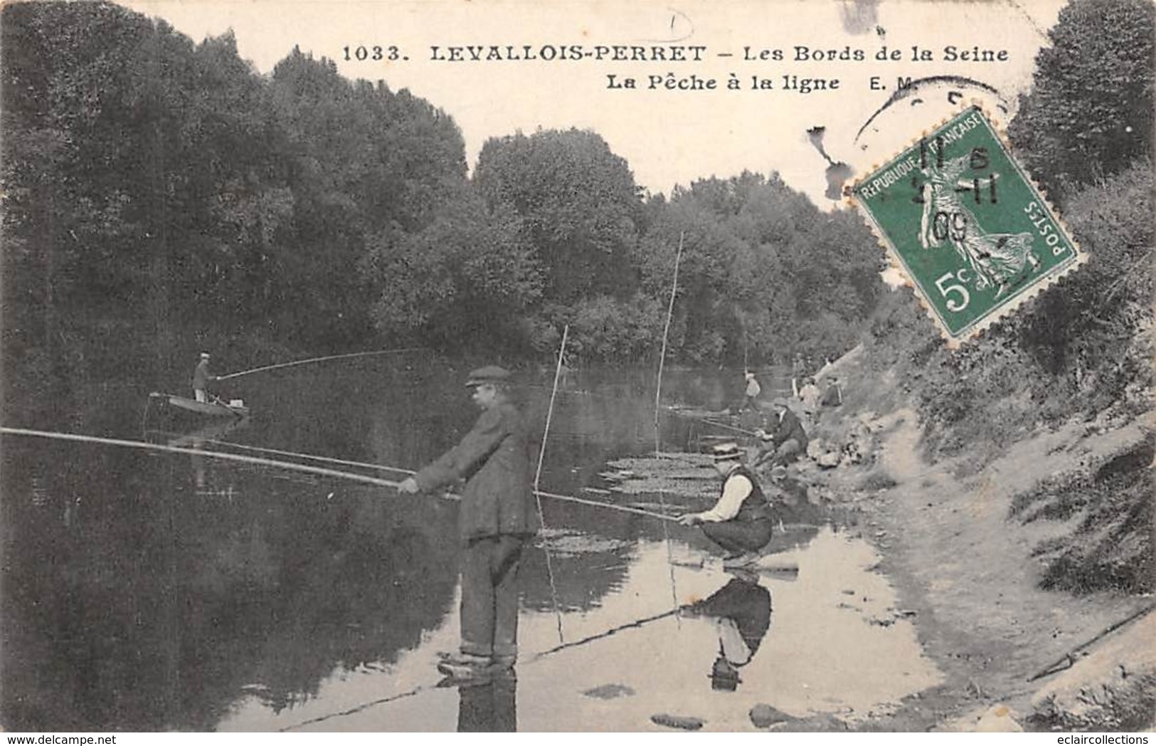 Thème.  Métier.   Pêche A La Ligne :   92      Levallois-Perret      (Voir Scan) - Fishing