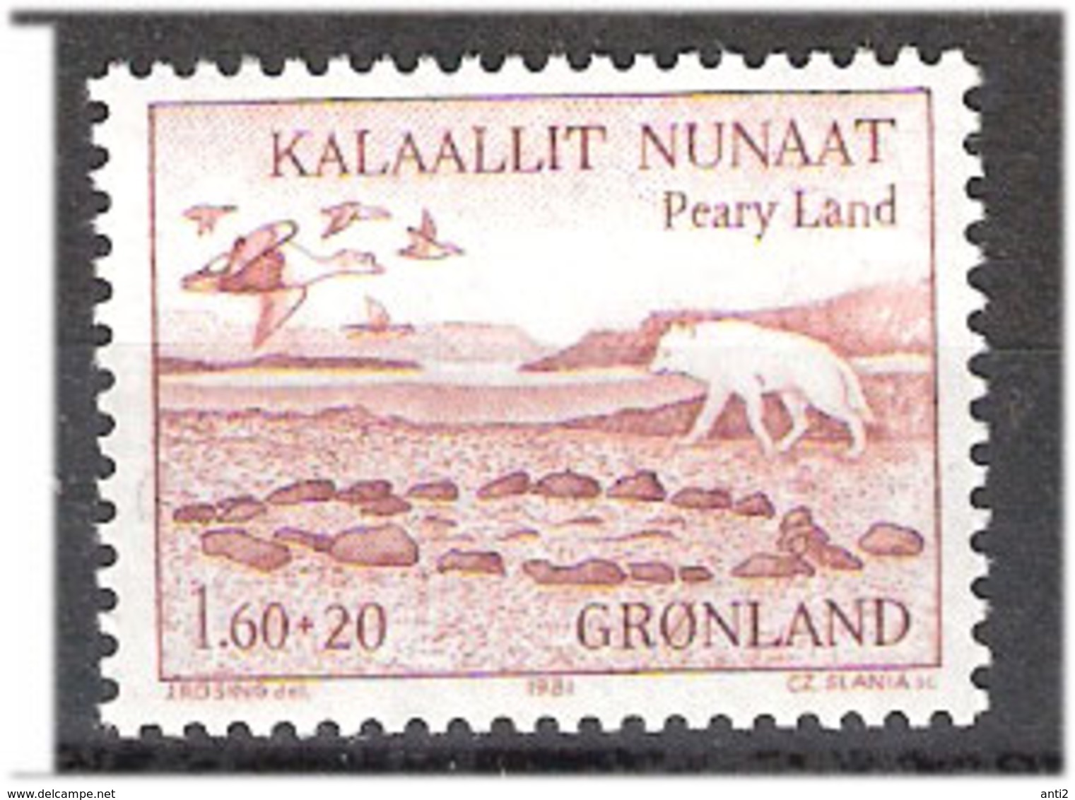 Greenland 1981 Greenland (I) Expeditions: Danish Pearyland Expeditions.  Mi 130, MNH(**) - Brieven En Documenten