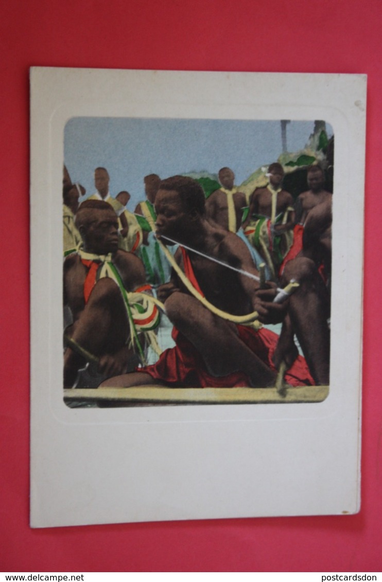 Africa ,OLD Postcard  - Archery -   Archer - Archery