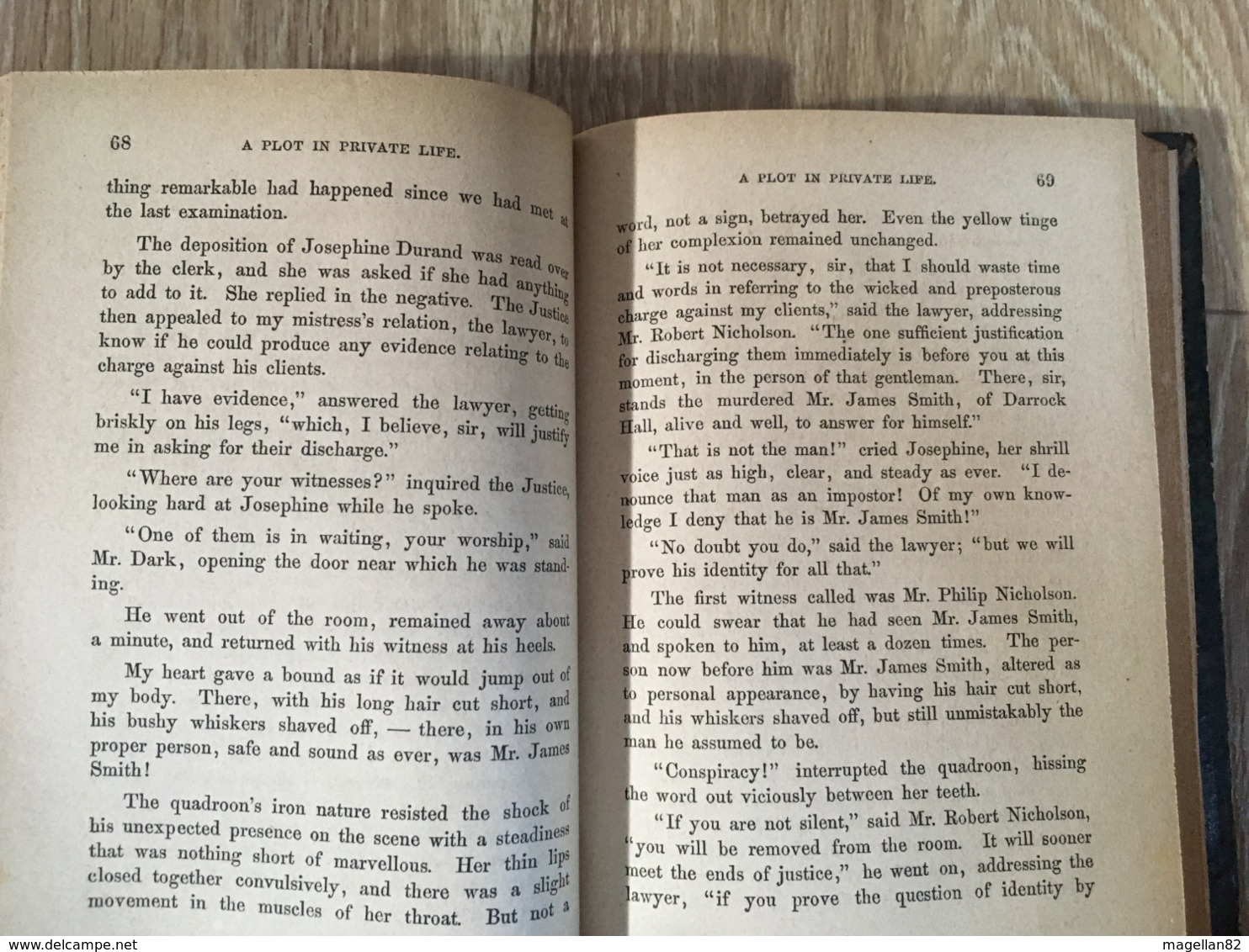 Livre Du XIXe Siècle.WILKIE COLLINS. A PLOT IN PRIVATE LIFE AN OTHER TALES  Collection British Authors - 1800-1849