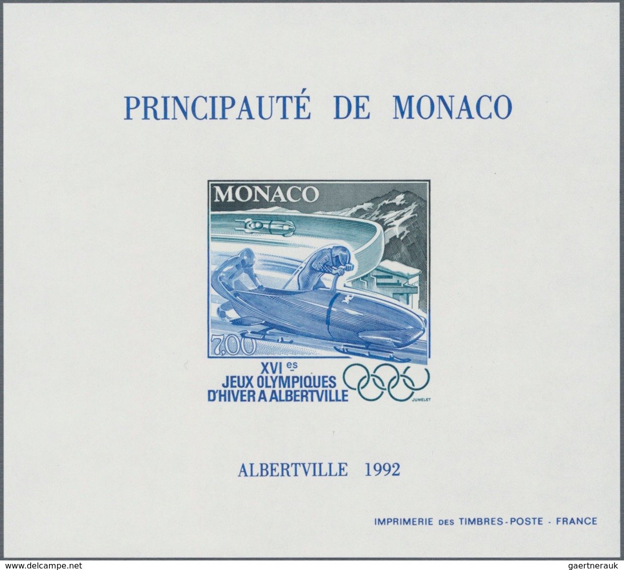 Thematik: Olympische Spiele / Olympic Games: 1992, MONACO: Summer And Winter Olympics Barcelona And - Sonstige & Ohne Zuordnung