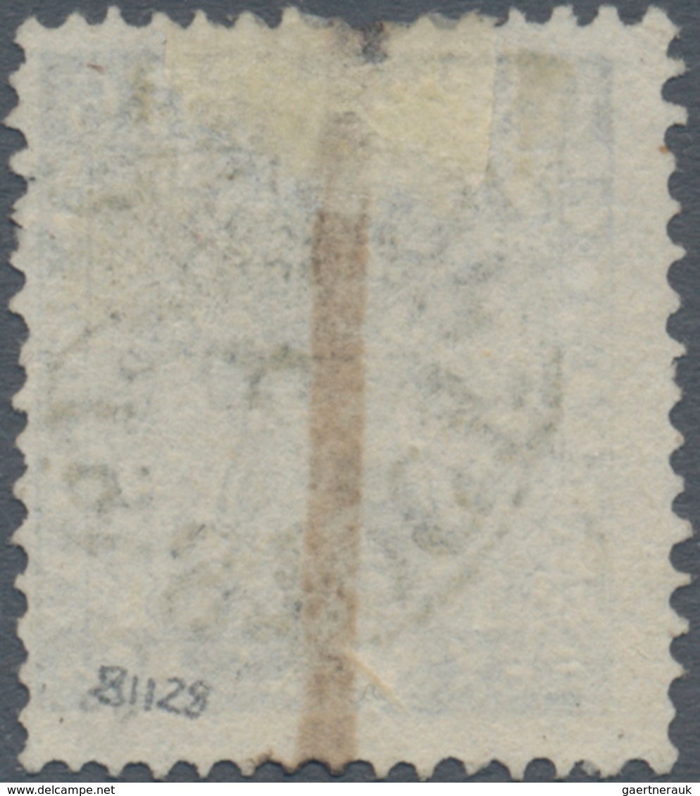 Schweden: 1855-58 6 Skill B:co Grey, Early Printing, Used And Cancelled By "STOCKHOLM/8/12/1857" C.d - Gebraucht