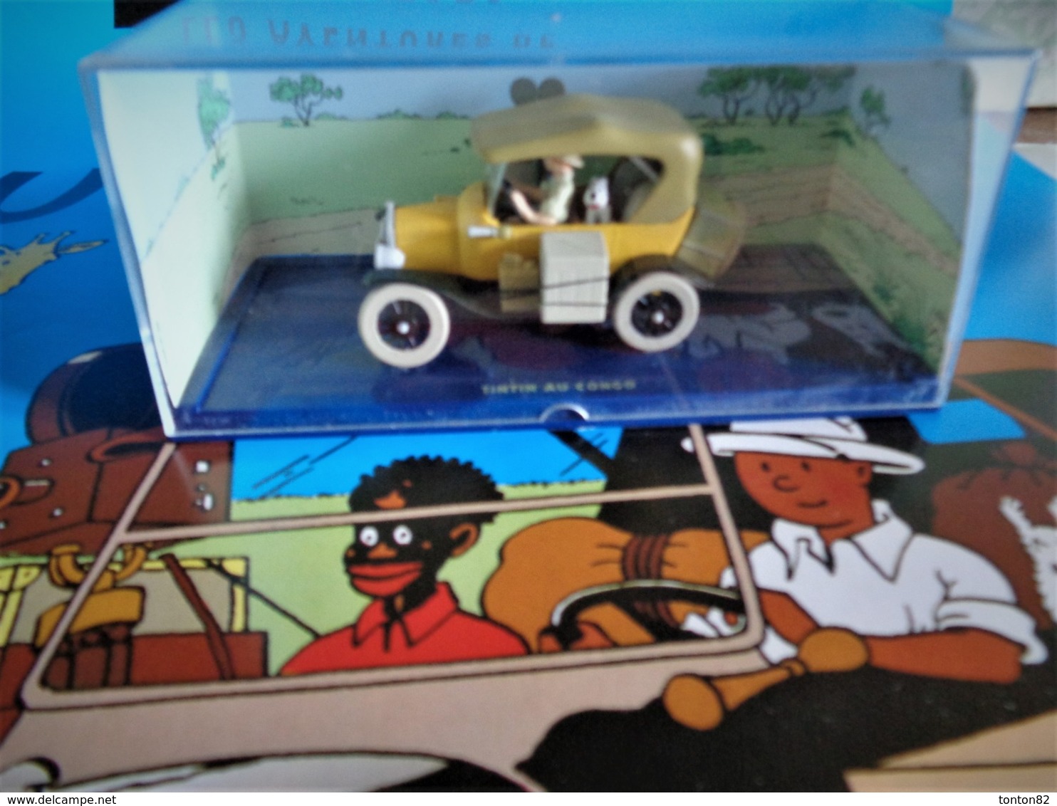 Les Autos De TINTIN - L' Automobile - De Tintin Au Congo . - Tintin