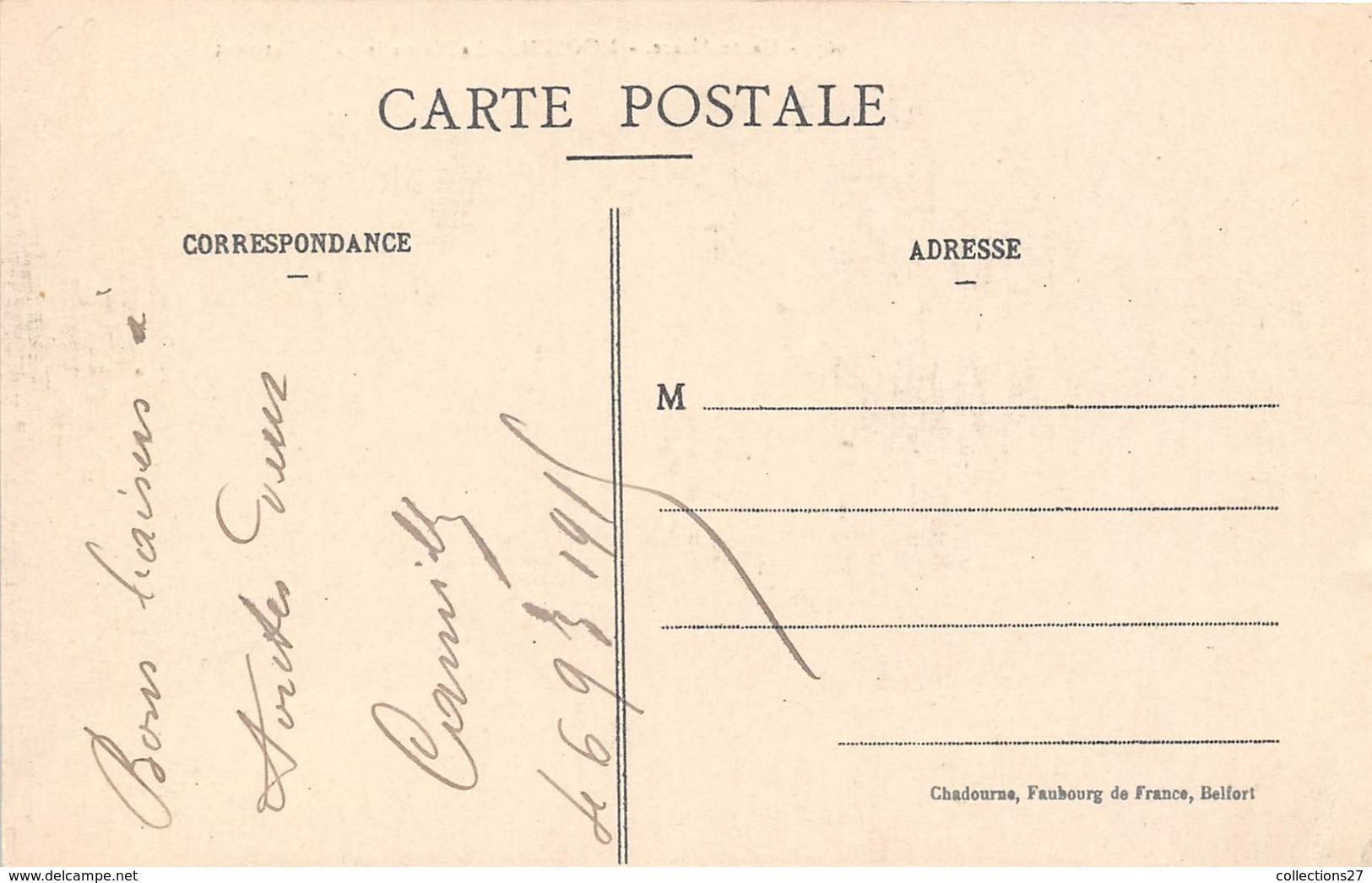 68-MOOSCH- LA MAIRIE LE 14 JUILLET 1915 - Other & Unclassified