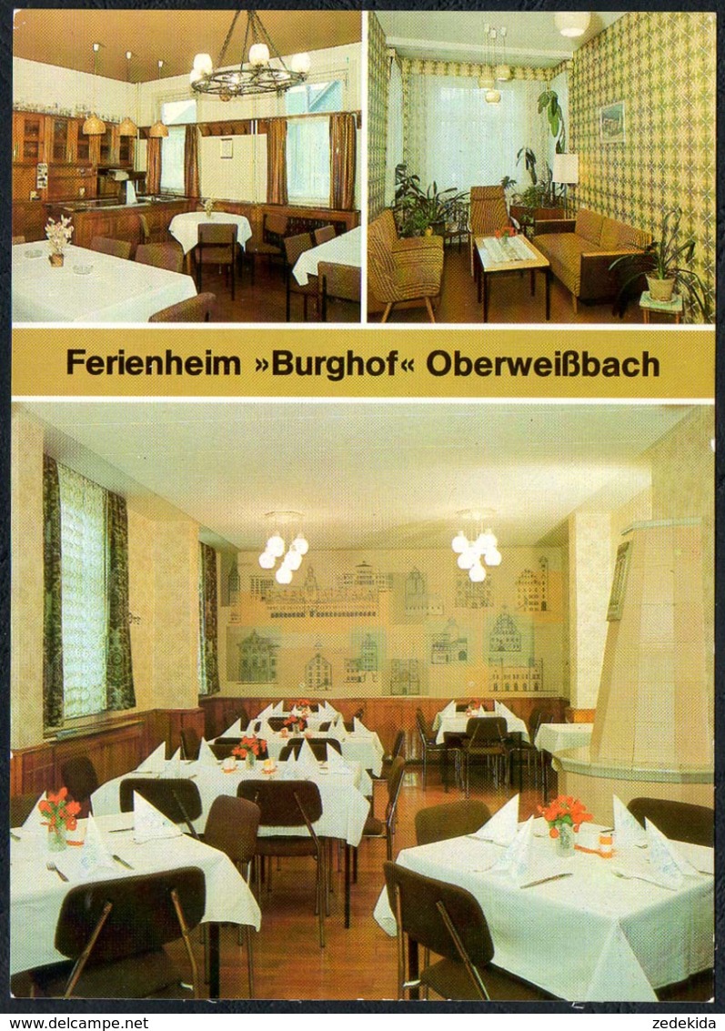 C7975 - TOP Oberweißbach Ferienheim Burghof Gaststätte Innenansicht - Verlag Bild Und Heimat Reichenbach - Oberweissbach