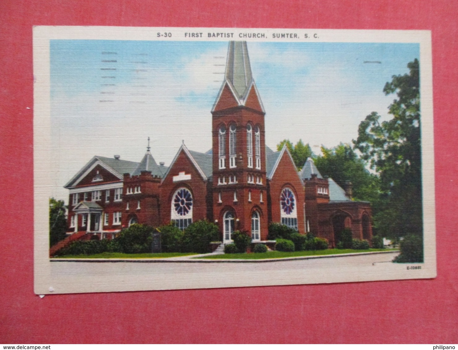 First Baptist  Church   South Carolina > Sumter Ref 3627 - Sumter