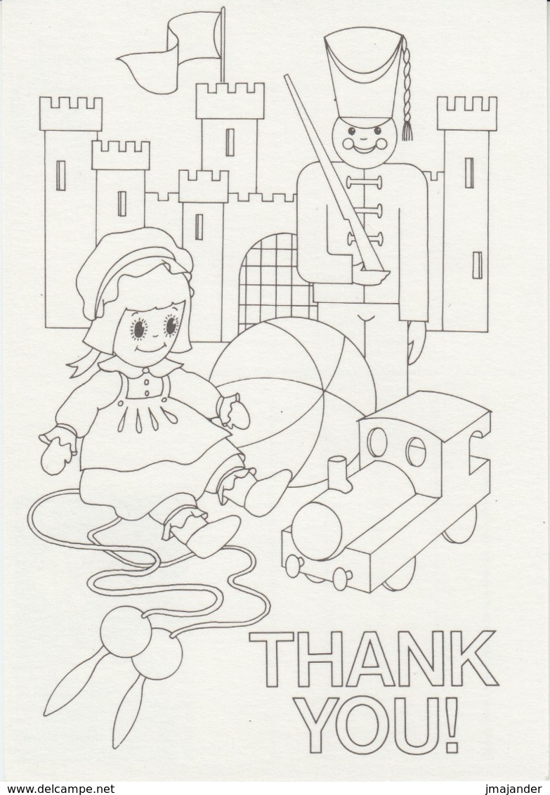 Ireland - Kiddy Colour Card: Thank You, Toys - Postal Stationery Card MNH ** - Entiers Postaux