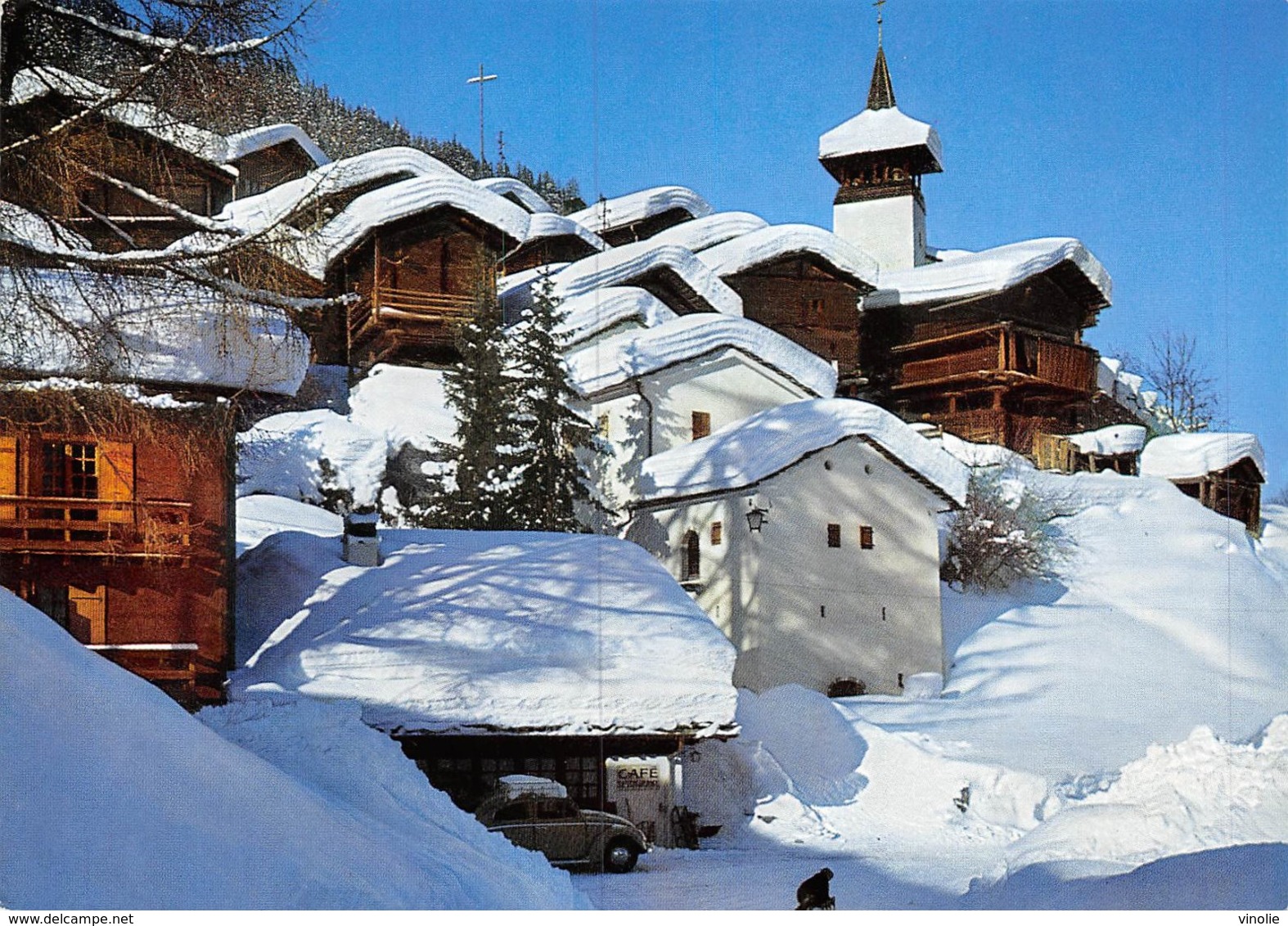 PIE.Z.19-PF.T-1119 : HIVER A GRIMENTZ. VAL D'ANNIVIERS. - Grimentz