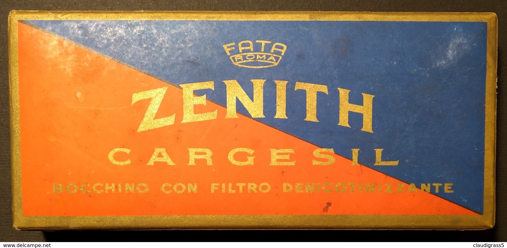 0728 "ZENITH CARGESIL - CONF. DI BOCCHINO E FILTRI DENICOTINIZZANTI - ANNI '50 DEL XX SECOLO - PER COLLEZIONE" ORIGINALE - Sonstige & Ohne Zuordnung