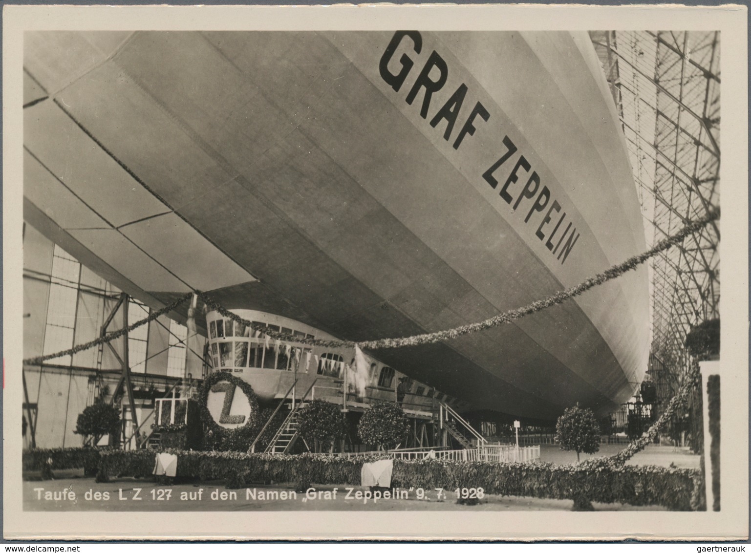 Ansichtskarten: Motive / Thematics: ZEPPELIN, 10 Historische Großformatige Fotokarten Mit Porträt De - Sonstige & Ohne Zuordnung