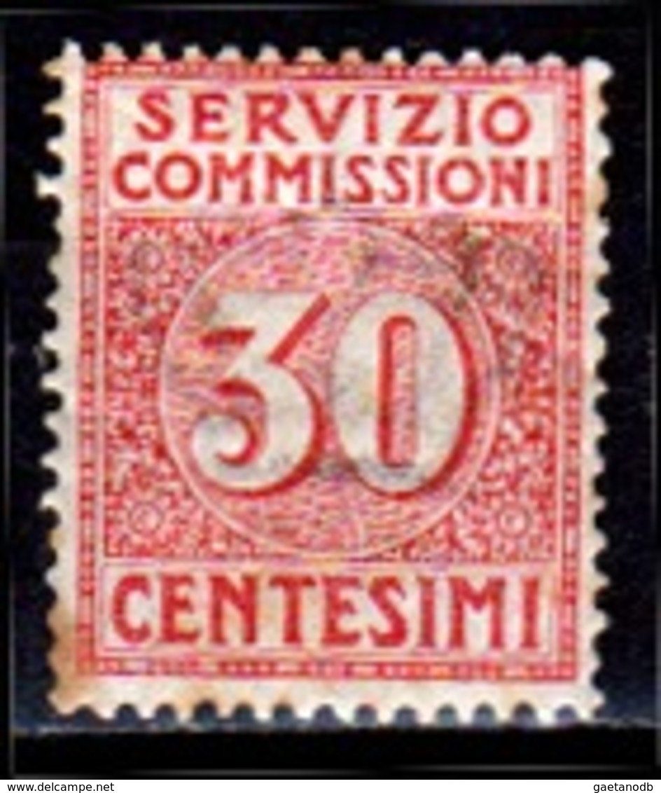 Italia-A-0639: SERVIZIO COMMISSIONI 1913 (++) MNH - Colla Bruna, Piccole Ossidazioni E Leggera - Senza Difetti Occulti. - Mandatsgebühr