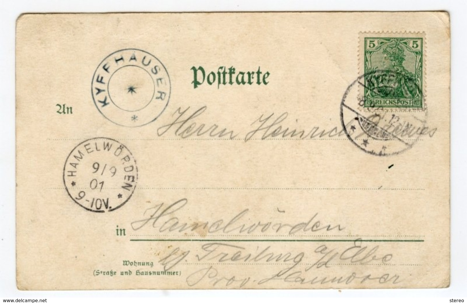 Kyffhäuser Postcard Germany Litho Gruss 1901 - Kyffhaeuser