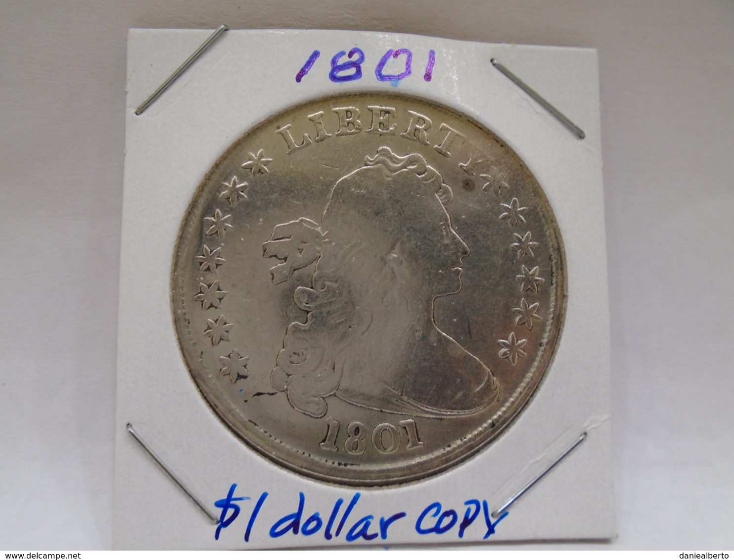 U.S.A., Coin, One Dollar 1801,XF+Beautiful, Circulate, Brilliant, I Do Not Its Authenticity, I Am Not From THERE. - Collections