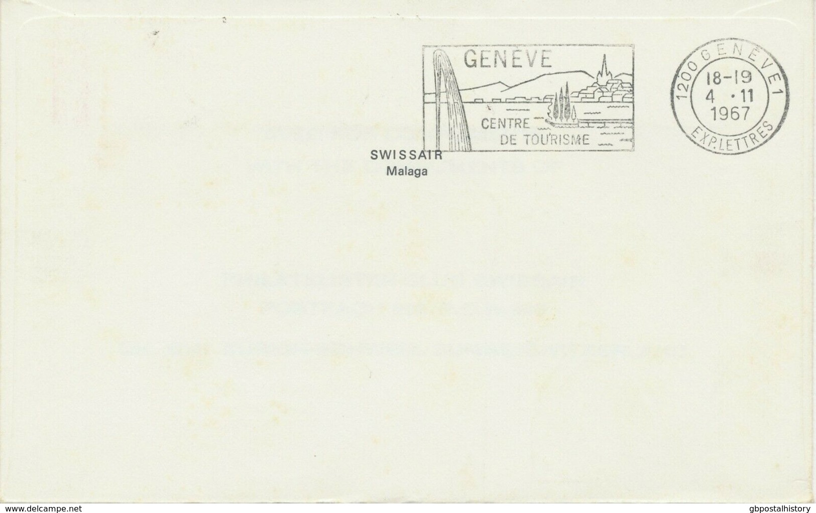 SPANIEN 1967 Erstflug M DC-9 Der IBERIA Air Lines MALAGA-GENÈVE +1973 MADRID-USA - Briefe U. Dokumente