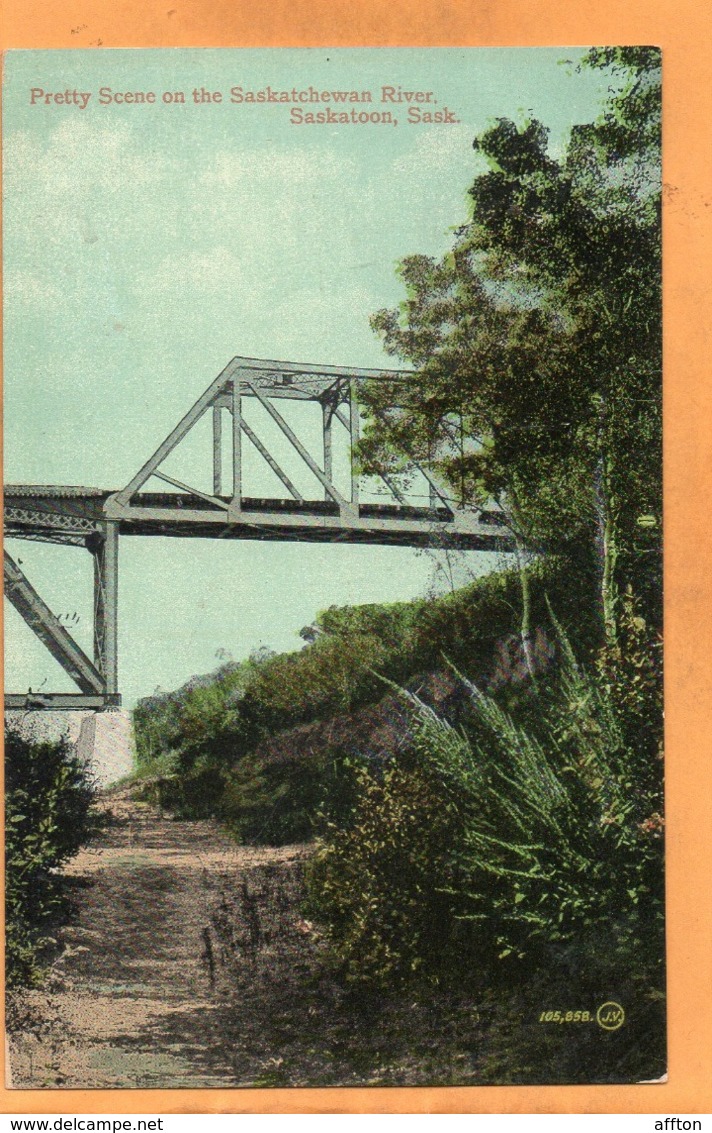 Saskatoon Saskatchewan Canada 1910 Postcard - Saskatoon