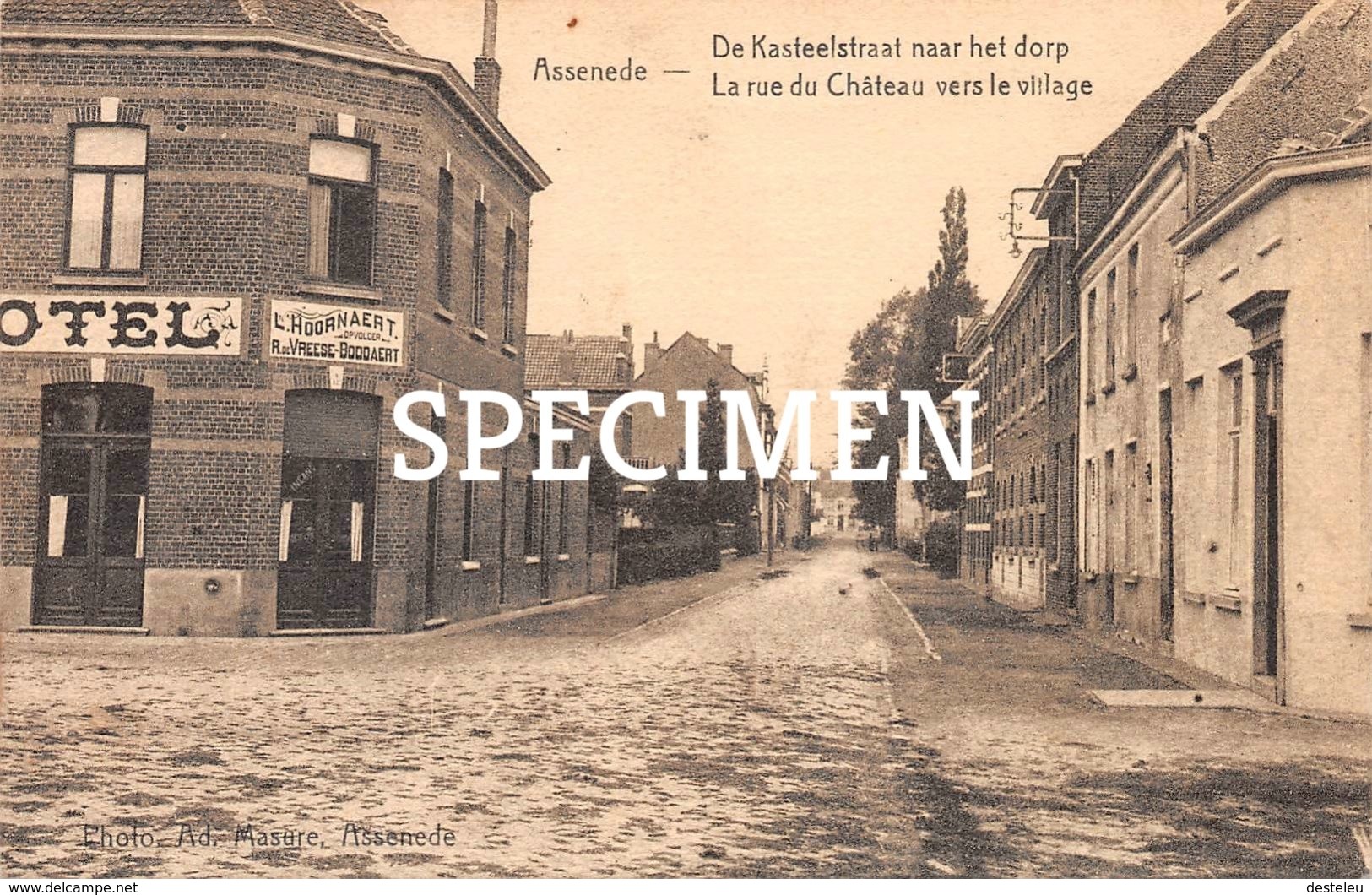 De Kasteelstraat Naar Het Dorp - Assenede - Assenede