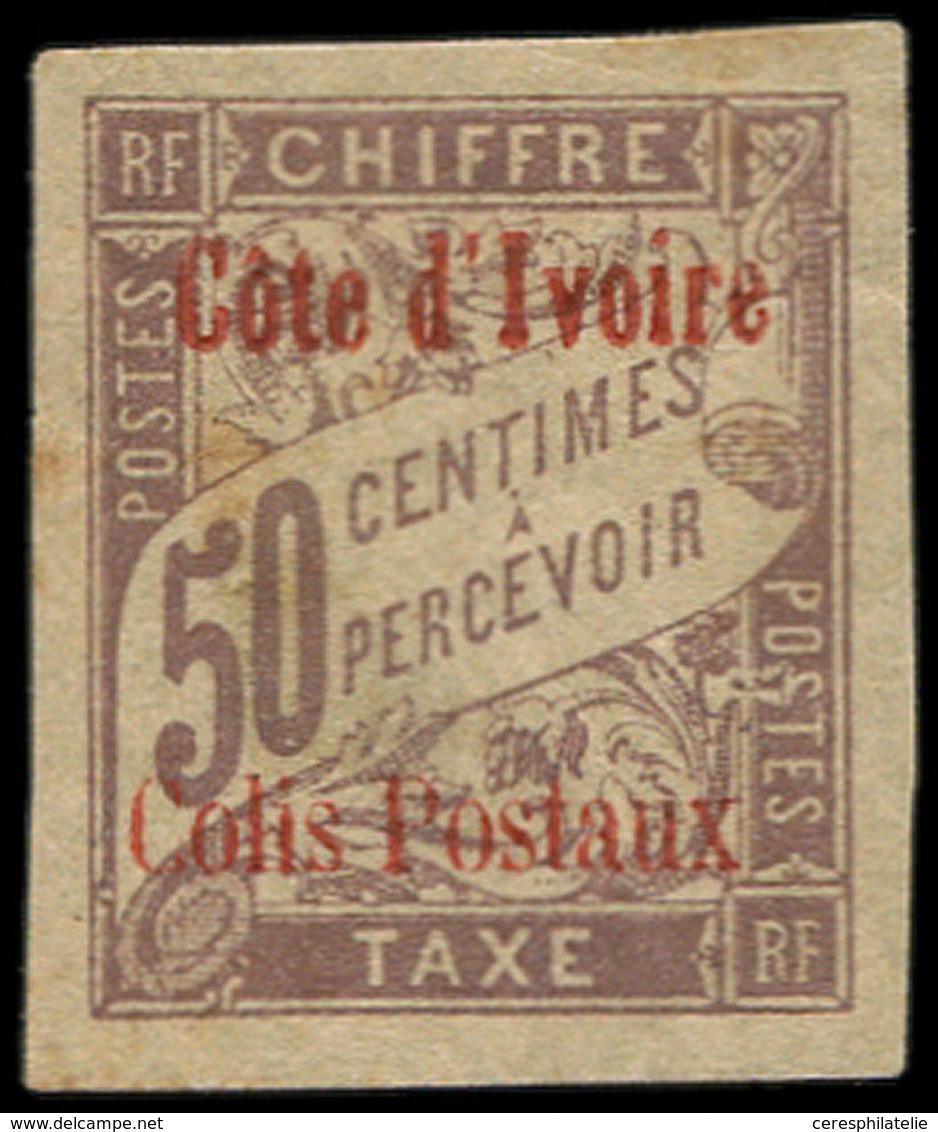 * COTE D'IVOIRE Colis Px 3 : 50c. Lilas, TB. Br - Autres & Non Classés