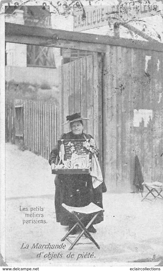 Thème.  Métiers Divers.        75  Paris  Petits Parisiens  Marchande D'objets De Piété      (Voir Scan) - Sonstige & Ohne Zuordnung