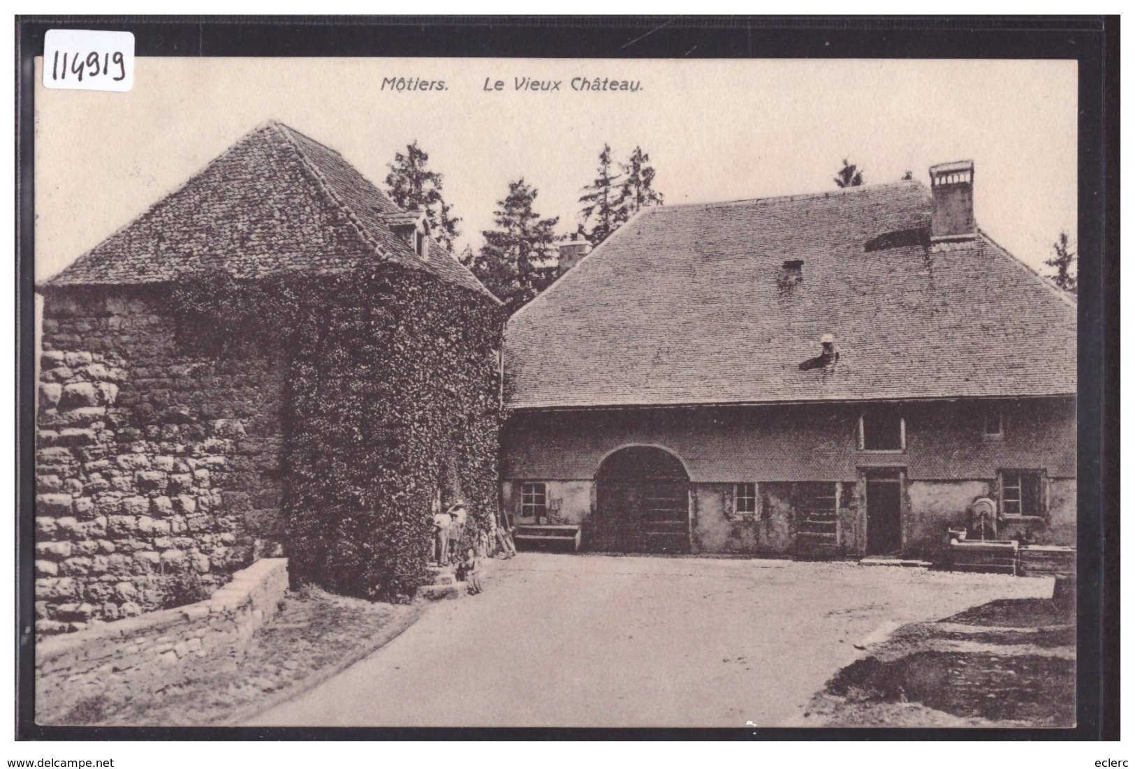 MOTIERS - LE VIEUX CHATEAU - TB - Môtiers 