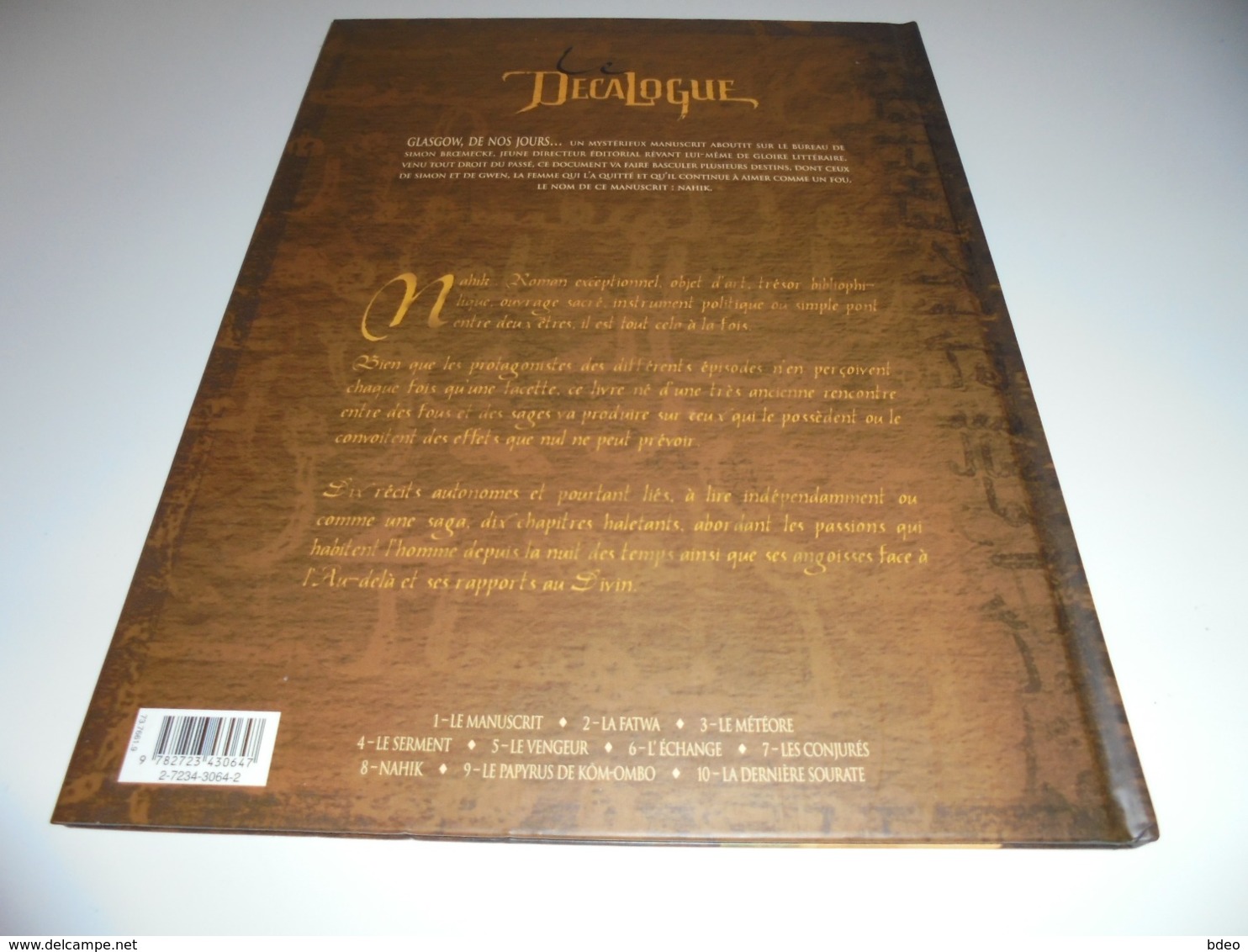 EO LE DECALOGUE TOME 1/ TTBE - Décalogue, Le