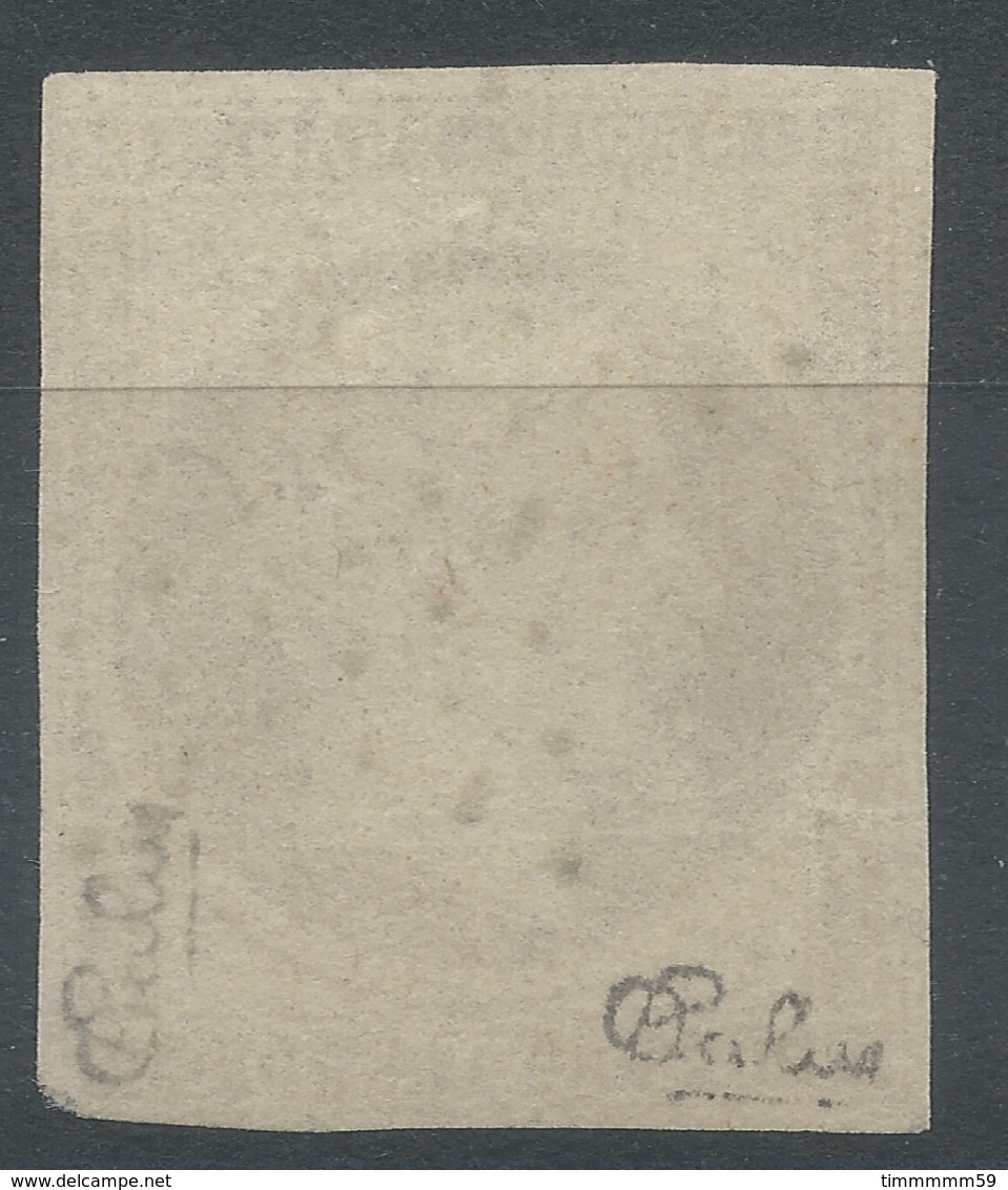 Lot N°51103  N°9 Bistre Foncé, Oblit étoile Muette De PARIS, Bonnes Marges, Signé Calves - 1852 Louis-Napoleon