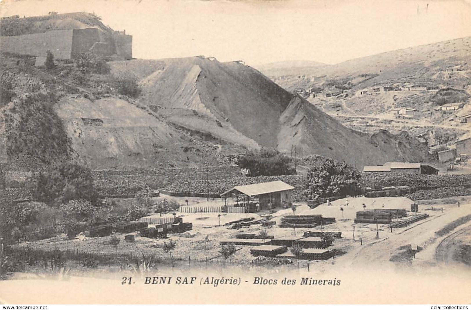 Thème.  Métiers     Algérie  Beni-Saf  Blocs  Des Minerais  De Fer     (Voir Scan) - Other & Unclassified