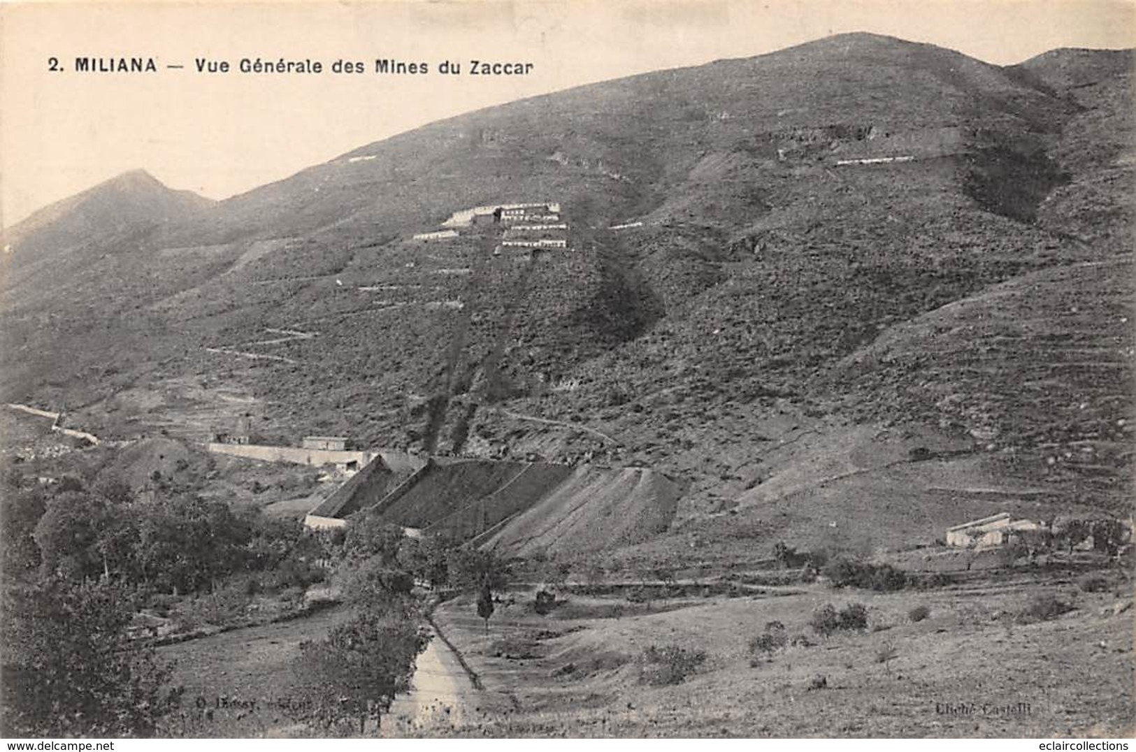 Thème.  Métiers    Mines De Fer  Algérie   Miliana   (Voir Scan) - Other & Unclassified