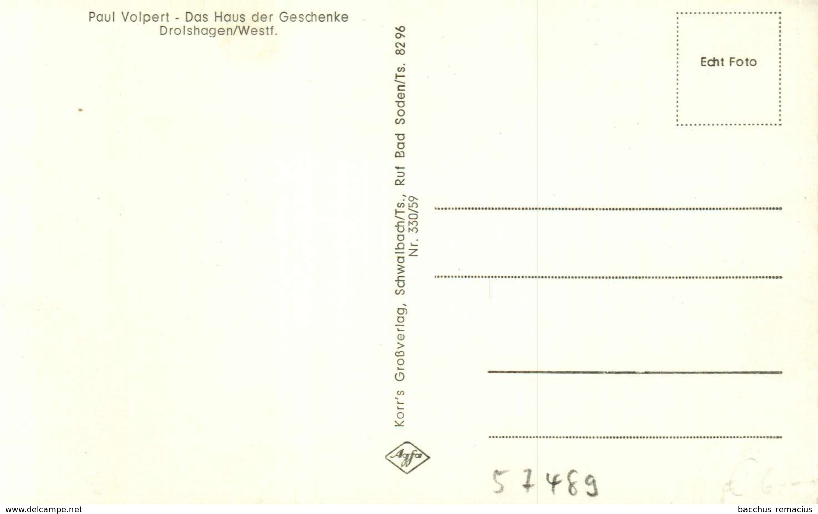 DROLSHAGEN/WESTFALEN  Markt Mit 1000-jähr.Kirche Paul Volpert - Das Haus Der Geschenke - Olpe