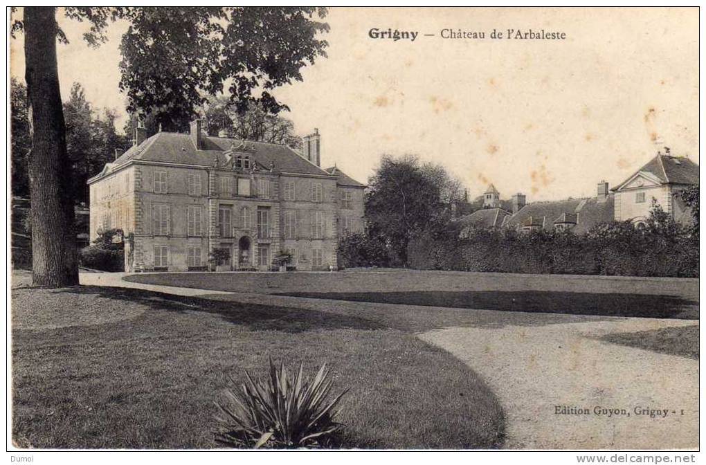 GRIGNY  -  Château De L' Arbaleste  (remis En Vente Suite à Non Paiement) - Grigny