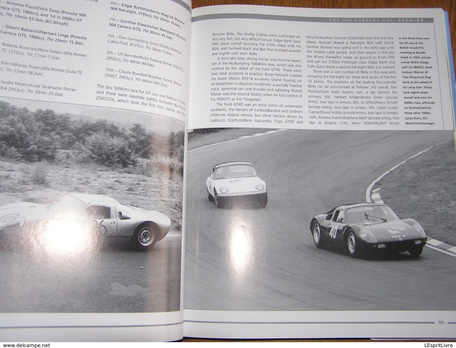 PORSCHE The Sports Racing Cars 1953 - 72 Course Le Mans 917 Porsche Formula  550 Spyder 906 Carrera 907 Monza