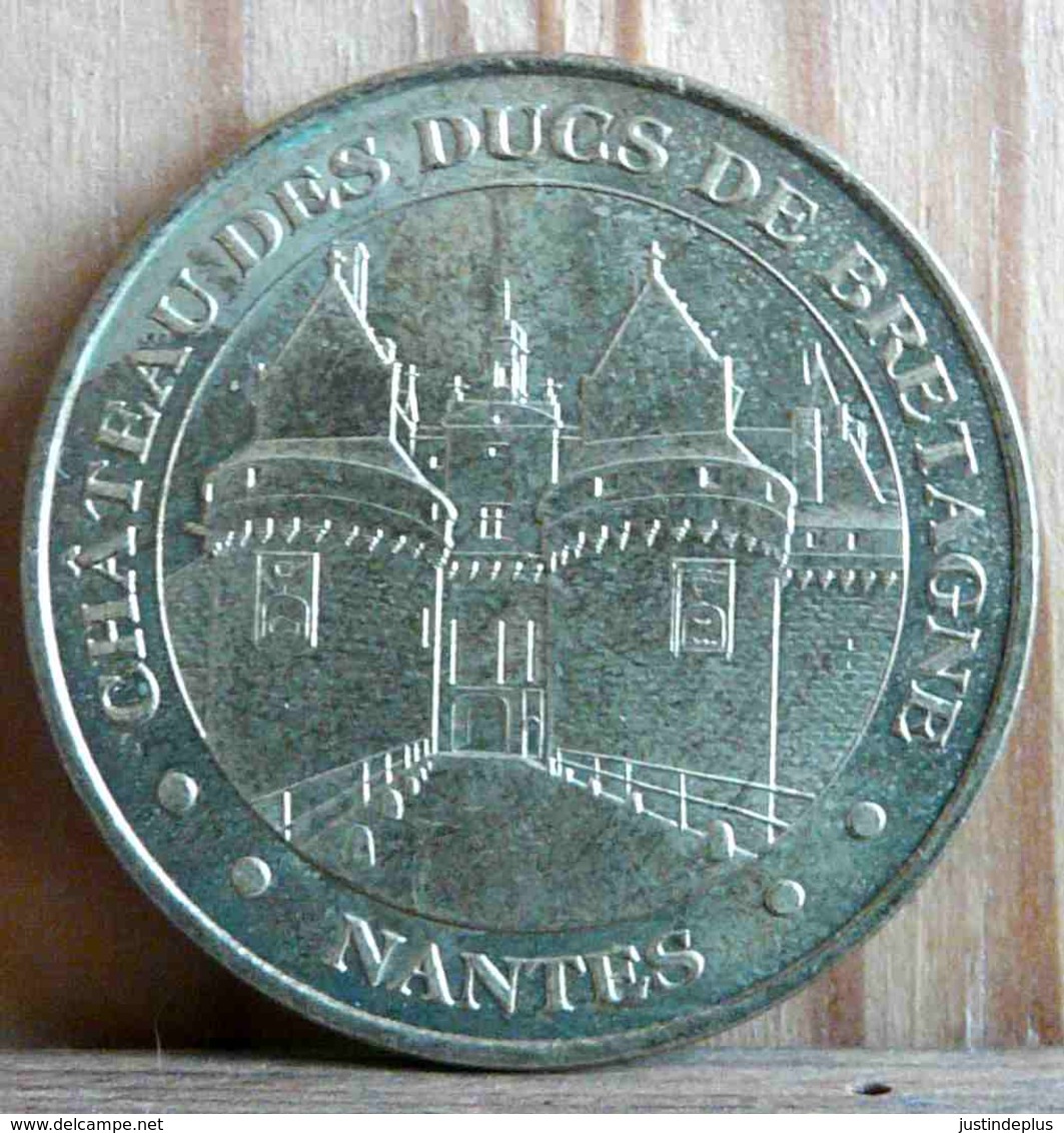 CHATEAU DES DUCS DE BRETAGNE MONNAIE DE PARIS 2009 JETON TOURISTIQUE TOKEN - 2009