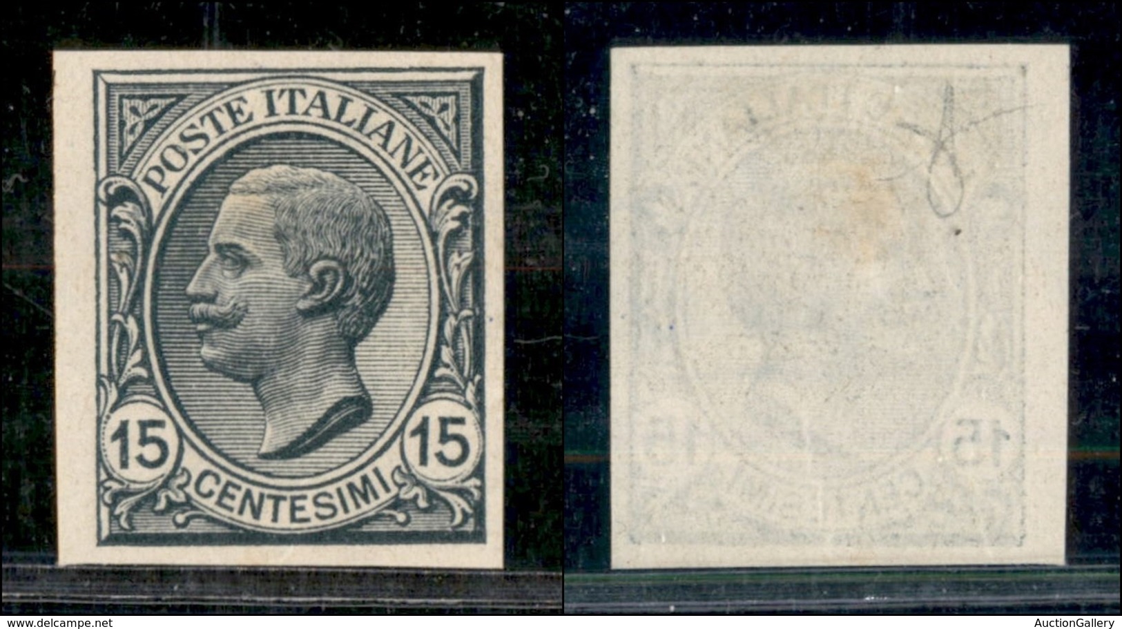 REGNO - 1919 - Prove D'Archivio - 15 Cent (P108) - Gomma Originale (400) - Altri & Non Classificati