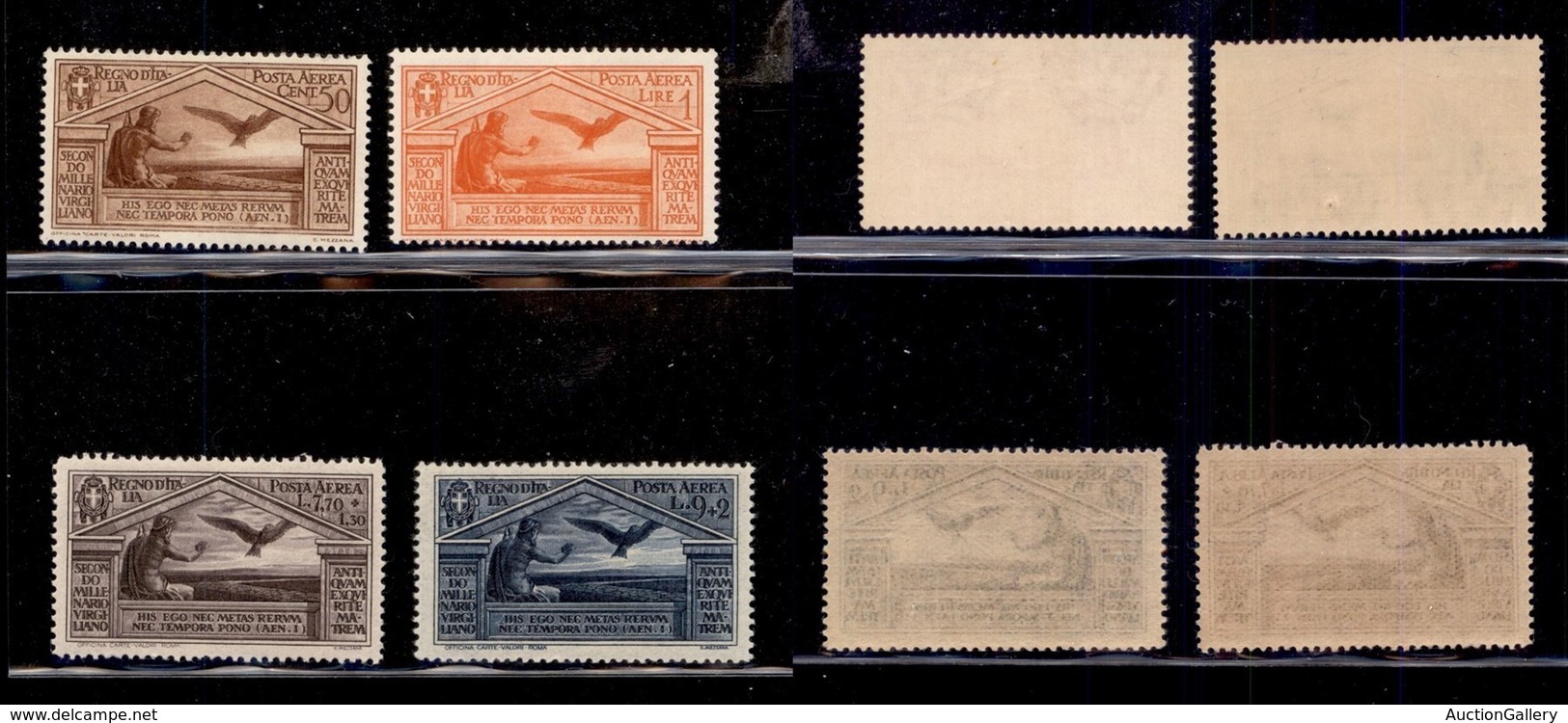 REGNO - Posta Aerea - 1930 - Virgilio (21/24) - Serie Completa - Gomma Integra (525) - Altri & Non Classificati