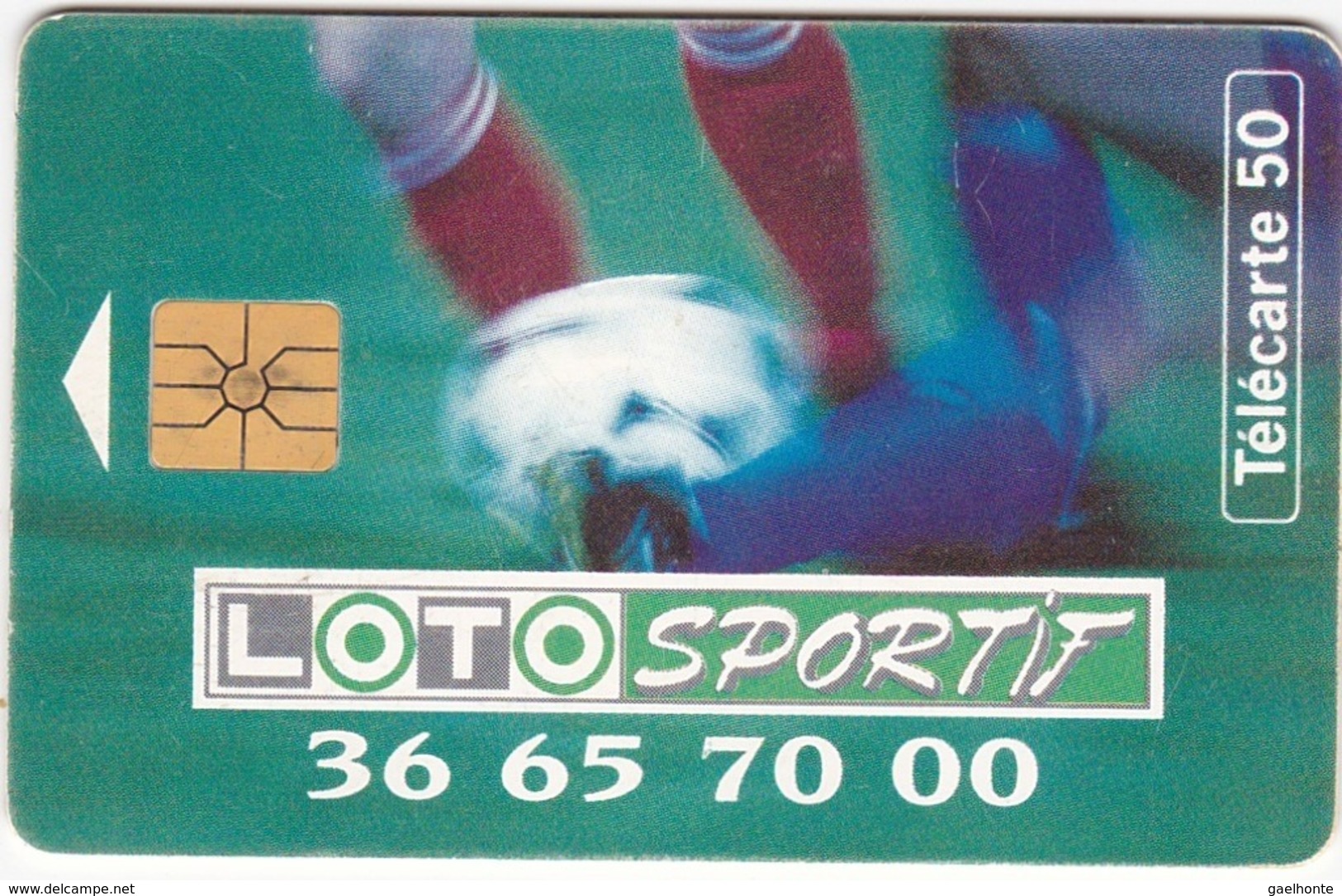 TC164 TÉLÉCARTE 50 UNITÉS - LA FRANÇAISE DES JEUX - LOTO SPORTIF - Spelletjes