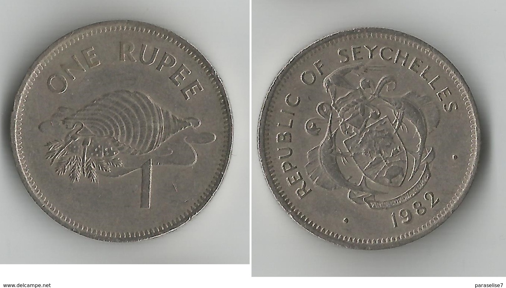 SEYCHELLES  1 RUPEE 1982 - Seychelles