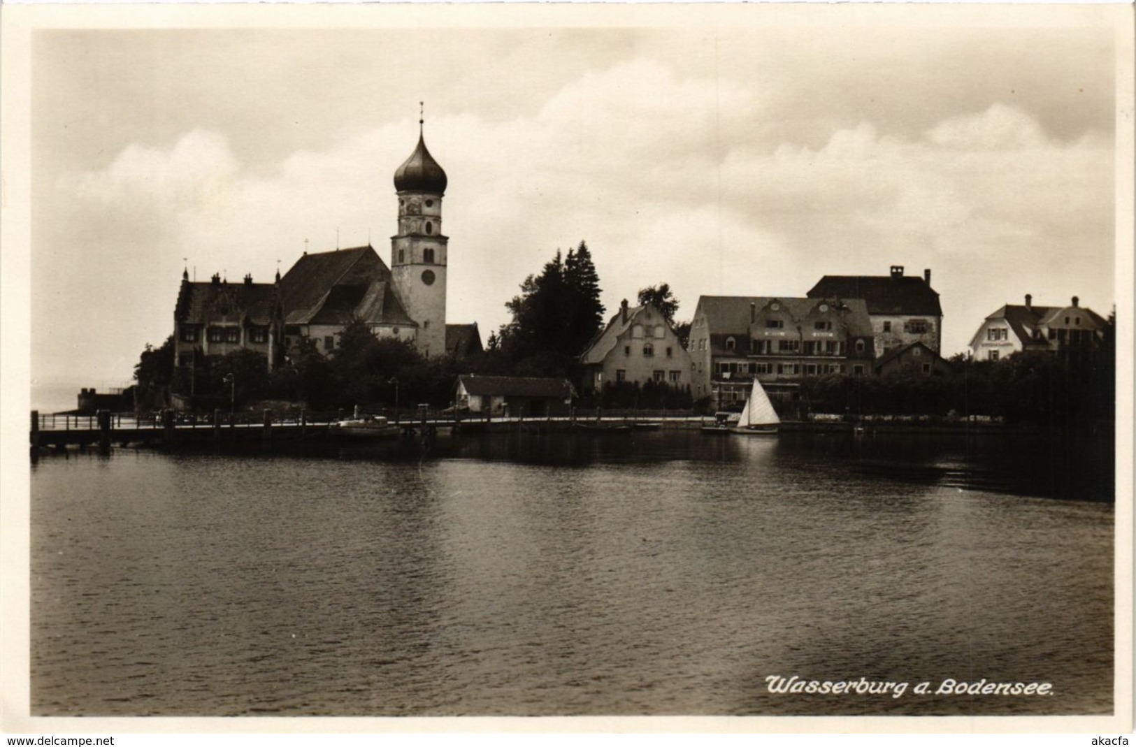 CPA AK WASSERBURG A. BODENSEE GERMANY (866044) - Wasserburg (Bodensee)